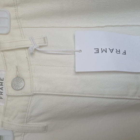 Frame Denim Cream / Extreme High Rise - Picture 4 of 11